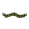 6 Ft. Pre-Lit Snow Tipped Artificial Christmas Garland With 50 Warm White LED Lights And Berries -Holiday Glow Store nearly natural christmas garland 4464 64 1000