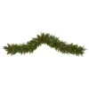 6 Ft. Pre-Lit Christmas Pine Artificial Garland With 50 Warm White LED Lights And Berries