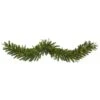 6 Ft. Battery Operated Pre-lit Green Pine Artificial Christmas Garland With 35 Clear LED Lights -Holiday Glow Store nearly natural christmas garland w1109 64 1000