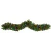 6 Ft. Pre-lit LED Colorado Fir Artificial Christmas Garland With 50 Multicolored LED Lights, Berries And Pinecones -Holiday Glow Store nearly natural christmas garland w1298 64 1000