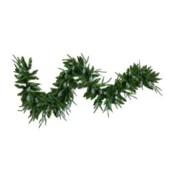 6 Ft. Pre-Lit Artificial Luxembourg Pine Christmas Garland With 35-Multicolored Traditional Bulb LED Lights -Holiday Glow Store nearly natural christmas garland w1384 4f 1000