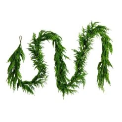 15 Ft. Artificial Real Touch Norfolk Island Pine Garland With Natural Look