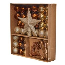 Shatterproof Holiday Christmas Lux Ornament Set With Re-Useable Storage Container (40-Pack) 10 Shatterproof Holiday Christmas Lux Ornament Set With Re-Useable Storage Container (40-Pack) -Holiday Glow Store nearly natural christmas ornament sets d1054 gl 44 1000