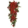 30 In. Tear Drop Artificial Poinsettia 2 30 In. Tear Drop Artificial Poinsettia -Holiday Glow Store nearly natural christmas swag 4656 64 1000