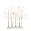 2 Ft. Pre-Lit Artificial White Birch Centerpiece With 84-LED Lights -Holiday Glow Store nearly natural christmas tabletop trees t5353 64 1000