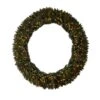 72 In. Pre-Lit LED Large Flocked Artificial Christmas Wreath With Pinecones, Berries, 600 Clear LED Lights 1 72 In. Pre-Lit LED Large Flocked Artificial Christmas Wreath With Pinecones, Berries, 600 Clear LED Lights -Holiday Glow Store nearly natural christmas wreaths w1288 64 1000
