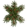 30 In. Prelit LED Dunhill Fir Snowflake Artificial Christmas Wreath With Pinecones And 40 LED Lights 1 30 In. Prelit LED Dunhill Fir Snowflake Artificial Christmas Wreath With Pinecones And 40 LED Lights -Holiday Glow Store nearly natural christmas wreaths w1290 64 1000