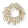 24 In. Artificial Real Touch White Norfolk Island Pine Wreath With Natural Look -Holiday Glow Store nearly natural christmas wreaths w1403 64 1000