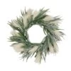 24 In. Artificial Balsam Fir Pine And Pampas Wreath With 50-Color Changing LED Lights -Holiday Glow Store nearly natural christmas wreaths w1405 64 1000