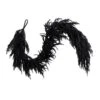 6ft. Artificial Real Touch Halloween Black Norfolk Island Pine Garland With Natural Look -Holiday Glow Store nearly natural halloween garland w1382 64 1000