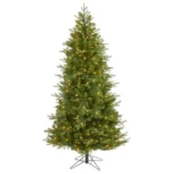 7 Ft. Pre-Lit Vienna Fir Artificial Christmas Tree With 450 Warm White Lights