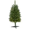 3 Ft. Green Pre-lit Slim Mountain Pine Artificial Christmas Tree With 50 Battery Operated Clear LED Lights 1 3 Ft. Green Pre-lit Slim Mountain Pine Artificial Christmas Tree With 50 Battery Operated Clear LED Lights -Holiday Glow Store nearly natural pre lit christmas trees t1599 64 1000