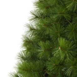 6 Ft. Green Pre-Lit Scotch Pine Artificial Christmas Tree With 300 Clear LED Lights -Holiday Glow Store nearly natural pre lit christmas trees t1615 44 1000