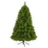 6 Ft. Green Pre-Lit Scotch Pine Artificial Christmas Tree With 300 Clear LED Lights 1 6 Ft. Green Pre-Lit Scotch Pine Artificial Christmas Tree With 300 Clear LED Lights -Holiday Glow Store nearly natural pre lit christmas trees t1615 64 1000