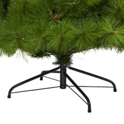 6 Ft. Green Pre-Lit Scotch Pine Artificial Christmas Tree With 300 Clear LED Lights -Holiday Glow Store nearly natural pre lit christmas trees t1615 fa 1000