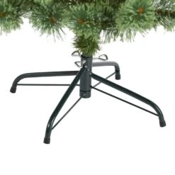 5 Ft. Pre-Lit White Mountain Pine Artificial Christmas Tree With 200 Clear LED Lights And Pine Cones 14 5 Ft. Pre-Lit White Mountain Pine Artificial Christmas Tree With 200 Clear LED Lights And Pine Cones -Holiday Glow Store nearly natural pre lit christmas trees t1640 1f 1000