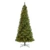 10 Ft. Pre-Lit White Mountain Pine Artificial Christmas Tree With 850 Clear LED Lights And Pine Cones -Holiday Glow Store nearly natural pre lit christmas trees t1644 64 1000