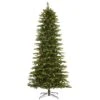 9 Ft. Pre-Lit Belgium Fir Natural Look Artificial Christmas Tree With 800 Clear LED Lights -Holiday Glow Store nearly natural pre lit christmas trees t1649 64 1000