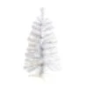 2 Ft. Pre-Lit White Artificial Christmas Tree With 35 Battery Operated Clear LED Lights -Holiday Glow Store nearly natural pre lit christmas trees t1698 64 1000