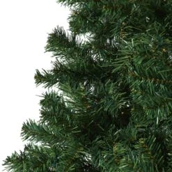 7.5 Ft. Pre-Lit Northern Tip Pine Artificial Christmas Tree With 400 Clear LED Lights -Holiday Glow Store nearly natural pre lit christmas trees t1719 44 1000