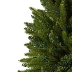 7 Ft. Pre-Lit Sun Valley Fir Artificial Christmas Tree With 450 LED Lights 14 7 Ft. Pre-Lit Sun Valley Fir Artificial Christmas Tree With 450 LED Lights -Holiday Glow Store nearly natural pre lit christmas trees t1786 44 1000