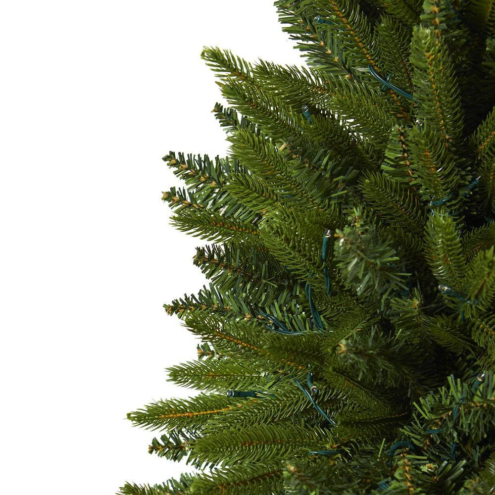 7 Ft. Pre-Lit Sun Valley Fir Artificial Christmas Tree With 450 LED Lights 7 7 Ft. Pre-Lit Sun Valley Fir Artificial Christmas Tree With 450 LED Lights - Image 5