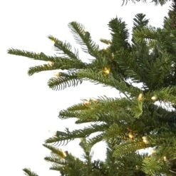 6 Ft. Layered Washington Spruce Artificial Christmas Tree With 350 Clear Lights And 705 Bendable Branches -Holiday Glow Store nearly natural pre lit christmas trees t1883 4f 1000
