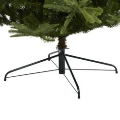 9 Ft. Pre-Lit Layered Washington Spruce Artificial Christmas Tree With 750 Clear Lights -Holiday Glow Store nearly natural pre lit christmas trees t1885 1f 1000