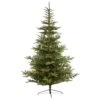 9 Ft. Pre-Lit Layered Washington Spruce Artificial Christmas Tree With 750 Clear Lights -Holiday Glow Store nearly natural pre lit christmas trees t1885 64 1000