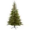 7 Ft. Pre-Lit North Carolina Spruce Artificial Christmas Tree With 450 Clear Lights 1 7 Ft. Pre-Lit North Carolina Spruce Artificial Christmas Tree With 450 Clear Lights -Holiday Glow Store nearly natural pre lit christmas trees t1887 64 1000