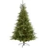 8 Ft. Pre-Lit North Carolina Spruce Artificial Christmas Tree With 650 Clear Lights -Holiday Glow Store nearly natural pre lit christmas trees t1888 64 1000