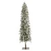 7.5 Ft. Green Pre-Lit LED Flocked Washington Alpine Artificial Christmas Tree With 350 White Warm Lights 2 7.5 Ft. Green Pre-Lit LED Flocked Washington Alpine Artificial Christmas Tree With 350 White Warm Lights -Holiday Glow Store nearly natural pre lit christmas trees t1962 64 1000