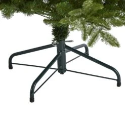 5 Ft. Pre-Lit Snowed Grand Teton Artificial Christmas Tree With 150 Clear Lights -Holiday Glow Store nearly natural pre lit christmas trees t1967 1f 1000