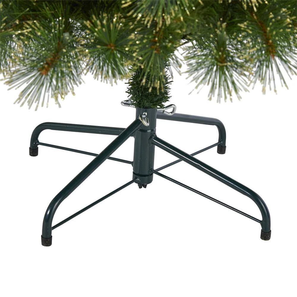 5 Ft. Pre-Lit Golden Tip Washington Pine Artificial Christmas Tree With 150 Clear Lights And Pine Cones 6 5 Ft. Pre-Lit Golden Tip Washington Pine Artificial Christmas Tree With 150 Clear Lights And Pine Cones - Image 4