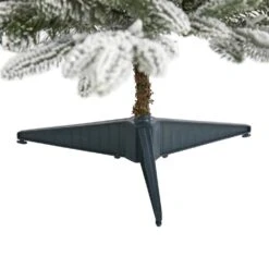 3 Ft. Pre-Lit Flocked Manchester Spruce Artificial Christmas Tree With 50 Clear Lights 12 3 Ft. Pre-Lit Flocked Manchester Spruce Artificial Christmas Tree With 50 Clear Lights -Holiday Glow Store nearly natural pre lit christmas trees t1973 1f 1000