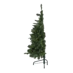 4 Ft. Green Pre-Lit LED Grand Teton Spruce Flat Back Artificial Christmas Tree With 90 Clear Lights -Holiday Glow Store nearly natural pre lit christmas trees t1999 4f 1000