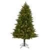 5 Ft. Vermont Spruce Artificial Christmas Tree With 250 Color Changing LED Lights & 586 Bendable Branches -Holiday Glow Store nearly natural pre lit christmas trees t3291 64 1000