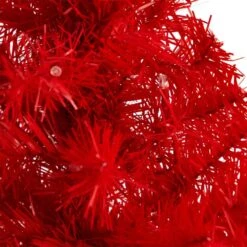 2 Ft. Red Artificial Christmas Tree With 35 LED Lights And 72 Bendable Branches -Holiday Glow Store nearly natural pre lit christmas trees t3302 1f 1000