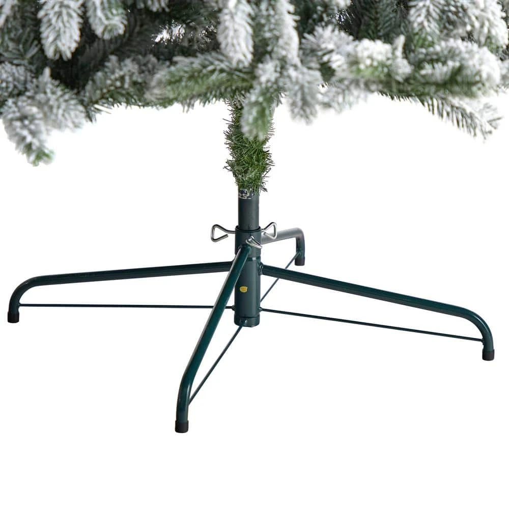 9 Ft. Flocked South Carolina Spruce Artificial Christmas Tree With 850 Clear Lights And 2329 Bendable Branches 8 9 Ft. Flocked South Carolina Spruce Artificial Christmas Tree With 850 Clear Lights And 2329 Bendable Branches - Image 6