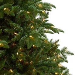 8 Ft. South Carolina Spruce Artificial Christmas Tree With 700 White Warm Lights And 3412 Bendable Branches -Holiday Glow Store nearly natural pre lit christmas trees t3339 1f 1000