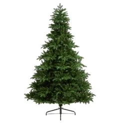 8 Ft. South Carolina Spruce Artificial Christmas Tree With 700 White Warm Lights And 3412 Bendable Branches -Holiday Glow Store nearly natural pre lit christmas trees t3339 4f 1000