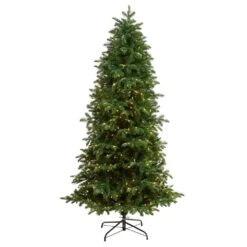 7 Ft. South Carolina Fir Artificial Christmas Tree With 550 Clear Lights And 2078 Bendable Branches