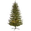 9 Ft. Vancouver Mountain Pine Artificial Christmas Tree With 750 Clear Lights And 2583 Bendable Branches -Holiday Glow Store nearly natural pre lit christmas trees t3352 64 1000