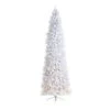 10 Ft. White Pre-Lit LED Slim Artificial Christmas Tree With 800 Warm White Lights -Holiday Glow Store nearly natural pre lit christmas trees t3364 64 1000