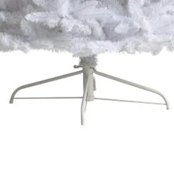 10 Ft. White Pre-Lit LED Slim Artificial Christmas Tree With 800 Warm White Lights 19 10 Ft. White Pre-Lit LED Slim Artificial Christmas Tree With 800 Warm White Lights -Holiday Glow Store nearly natural pre lit christmas trees t3364 fa 1000