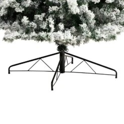 9 Ft. LED Flocked Spruce Artificial Christmas Tree With 650-Lights And 1550 Bendable Branches 15 9 Ft. LED Flocked Spruce Artificial Christmas Tree With 650-Lights And 1550 Bendable Branches -Holiday Glow Store nearly natural pre lit christmas trees t3382 fa 1000