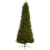 9.5 Ft. Slim Colorado Mountain Spruce Artificial Christmas Tree W/Warm White Micro LED Lights & 2528 Bendable Branches -Holiday Glow Store nearly natural pre lit christmas trees t3514 64 1000