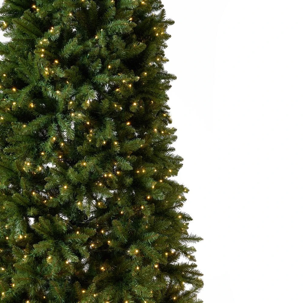 13 Ft. Pre-Lit LED Slim Green Mountain Pine Artificial Christmas Tree With 1360 Warm White Lights 3924 Bendable Branches 13 13 Ft. Pre-Lit LED Slim Green Mountain Pine Artificial Christmas Tree With 1360 Warm White Lights 3924 Bendable Branches - Image 11