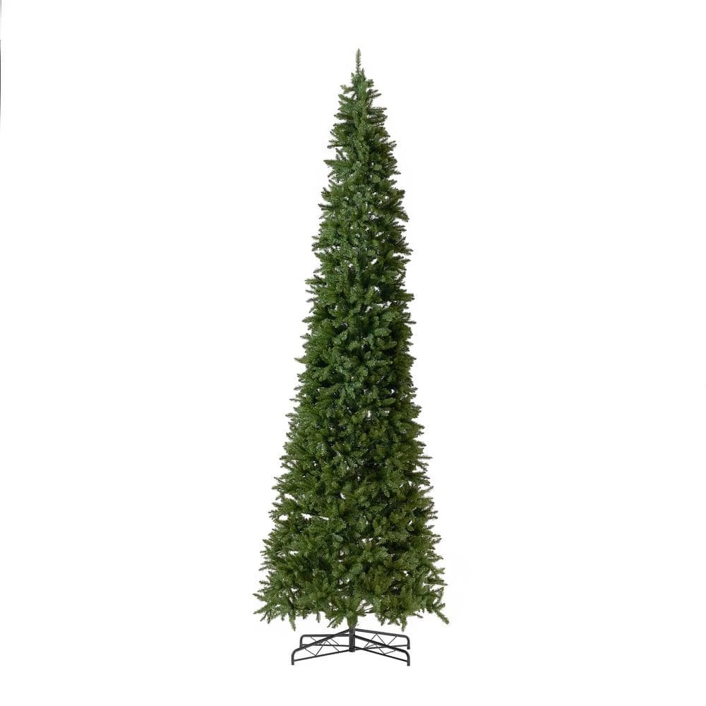 13 Ft. Pre-Lit LED Slim Green Mountain Pine Artificial Christmas Tree With 1360 Warm White Lights 3924 Bendable Branches 11 13 Ft. Pre-Lit LED Slim Green Mountain Pine Artificial Christmas Tree With 1360 Warm White Lights 3924 Bendable Branches - Image 9