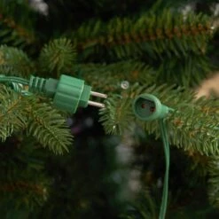 13 Ft. Pre-Lit LED Slim Green Mountain Pine Artificial Christmas Tree With 1360 Warm White Lights 3924 Bendable Branches 21 13 Ft. Pre-Lit LED Slim Green Mountain Pine Artificial Christmas Tree With 1360 Warm White Lights 3924 Bendable Branches -Holiday Glow Store nearly natural pre lit christmas trees t4534 66 1000